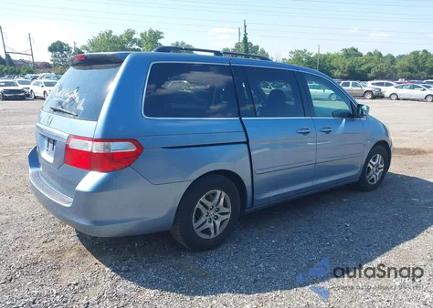 2006 Honda Odyssey Ex-L из США, поврежденный, VIN 5FNRL38686B115545